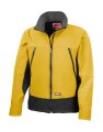 Heren Softshell Jas Result Activity R120X Sport Yellow-Black